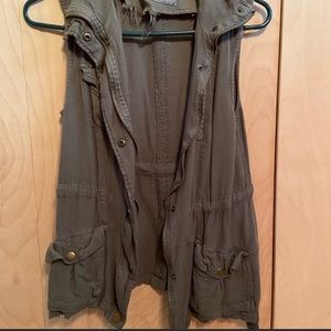 Army green vest